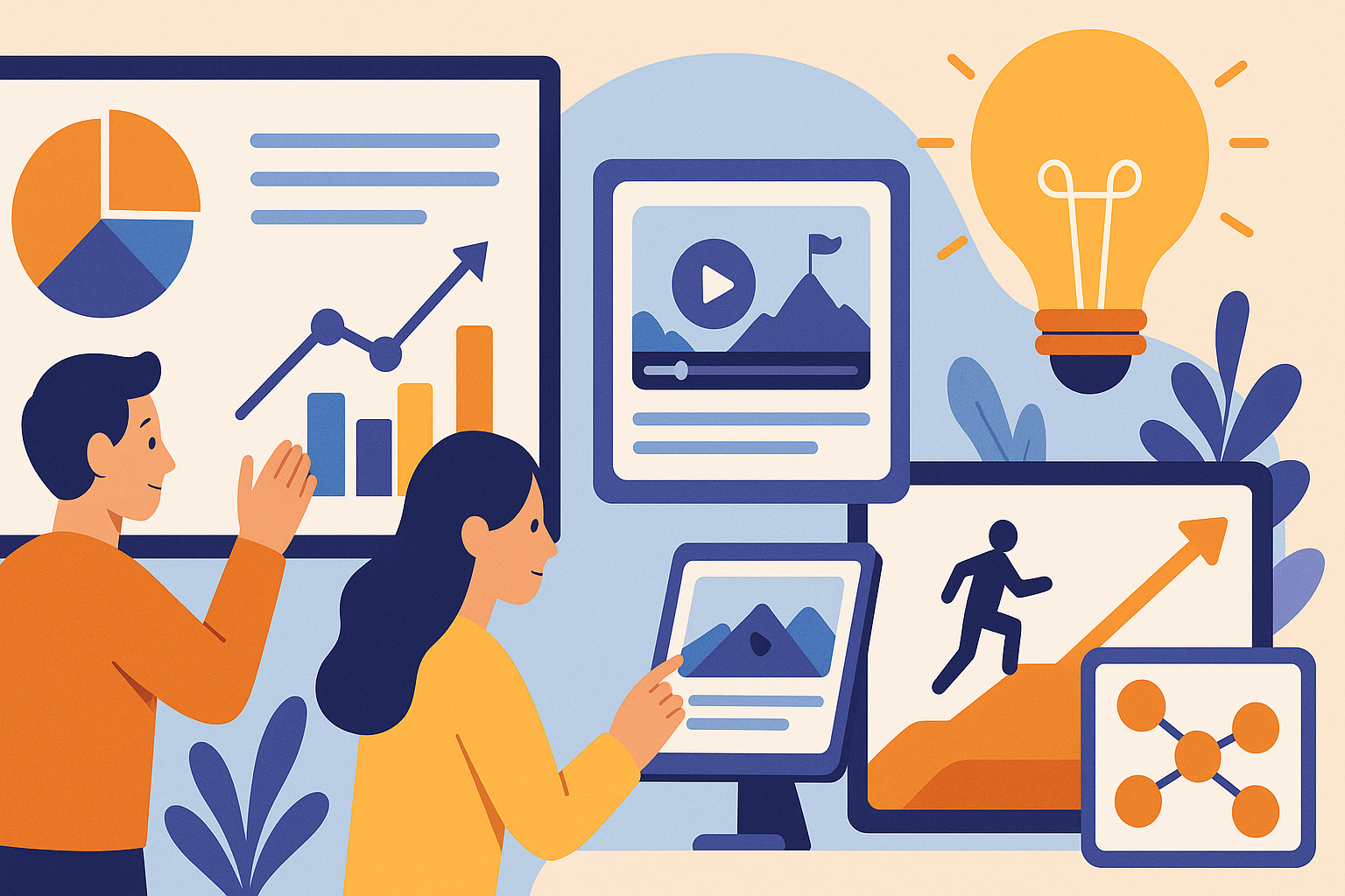 Interactive Learning: Where Visuals Replace Text