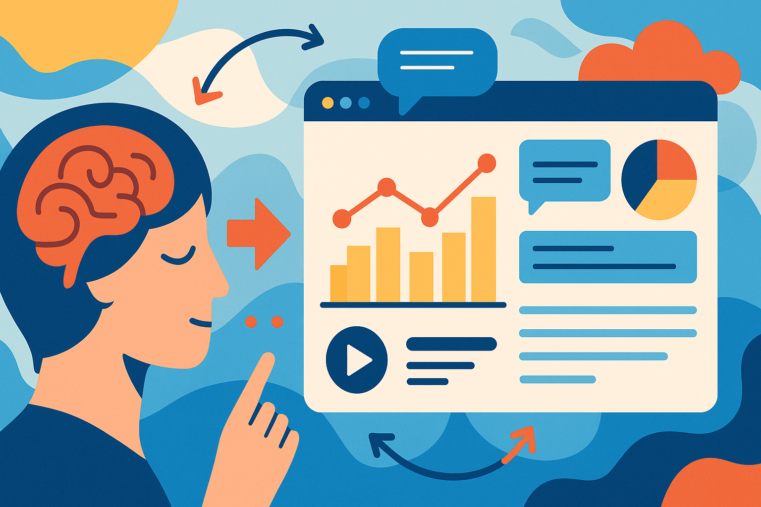 Expressive UI: Visualizing Emotional & Logical Links