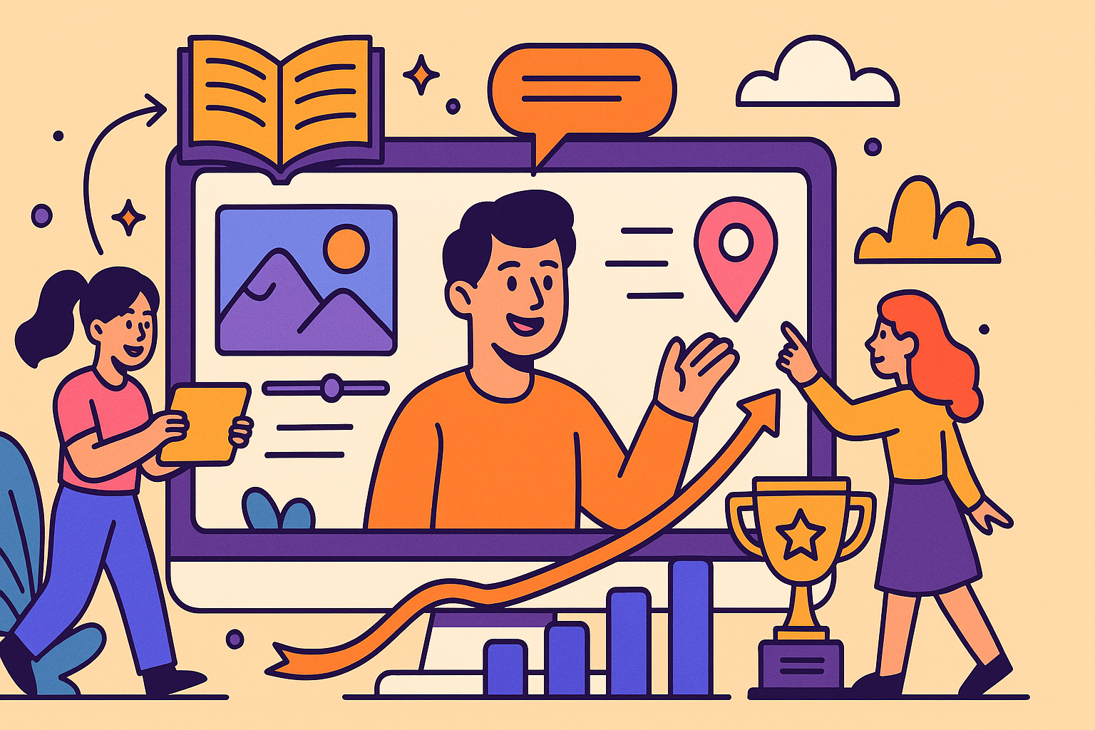 UI Patterns for Storytelling: Visualizing Emotional Connections.